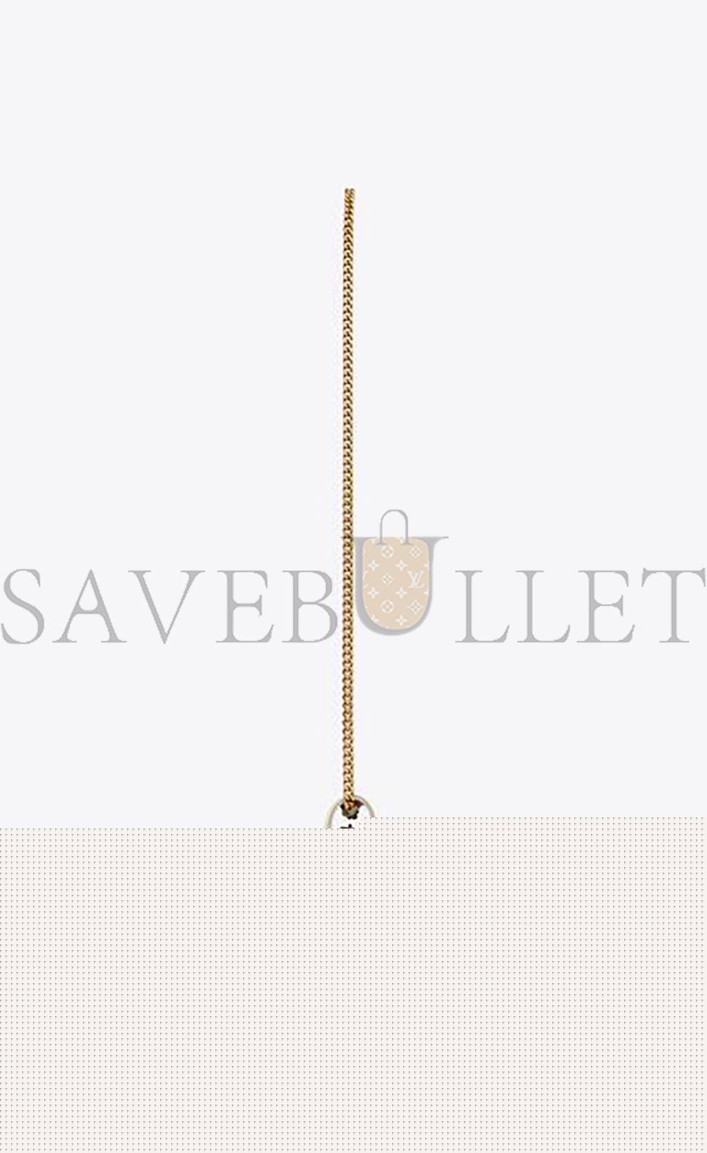 Y*L cassandre matelassÉ chain wallet in grain de poudre embossed leather 377828bow019207 (22.5*14*4cm)