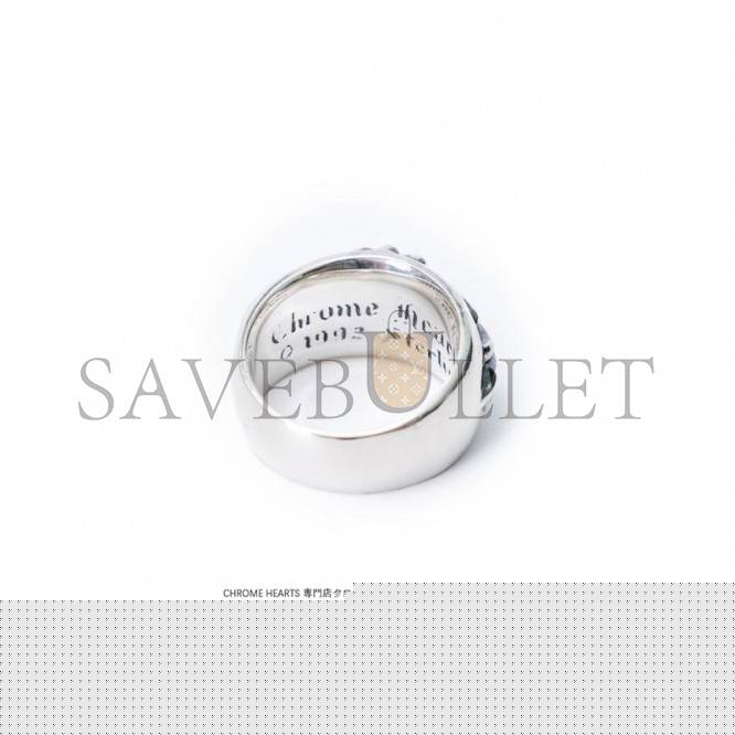 Ch**me He**ts floral cross ring