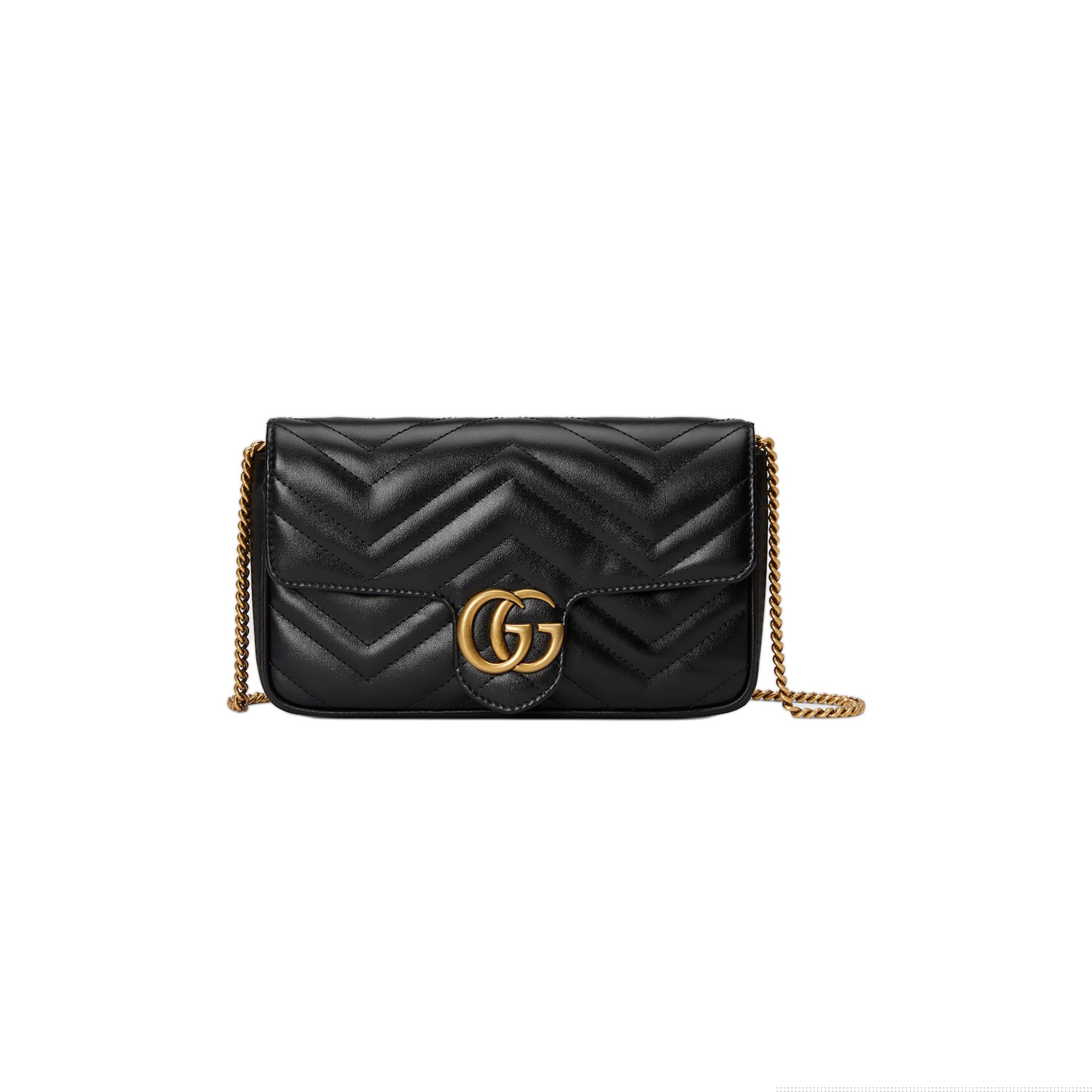g*u*i marmont matelasse leather S*per mini bag 476433  (19.5*10.2*5.1cm)