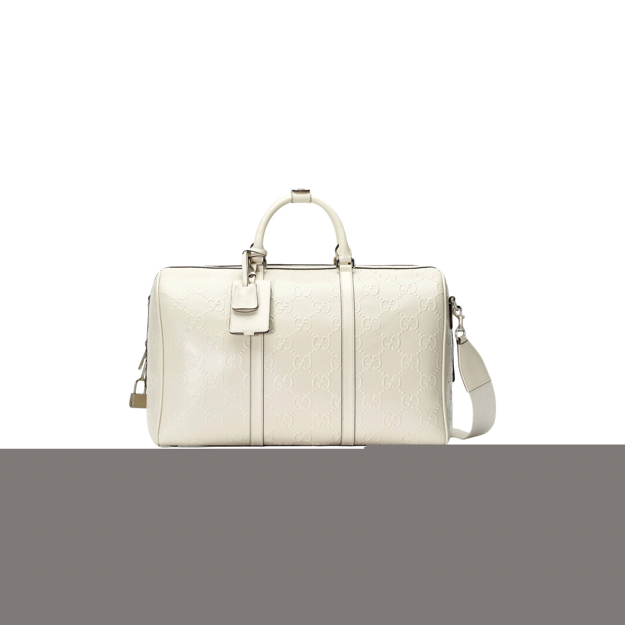 G*u*i gg embossed duffle bag 625768 (44.5*28*24.5cm)