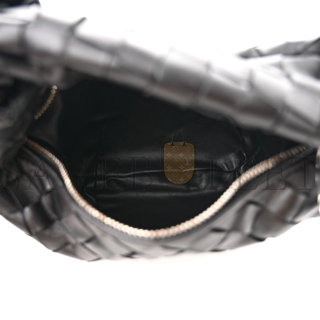 bo*te*ga Ve*ne*ta nappa intrecciato mini jodie black (21*14*3cm)