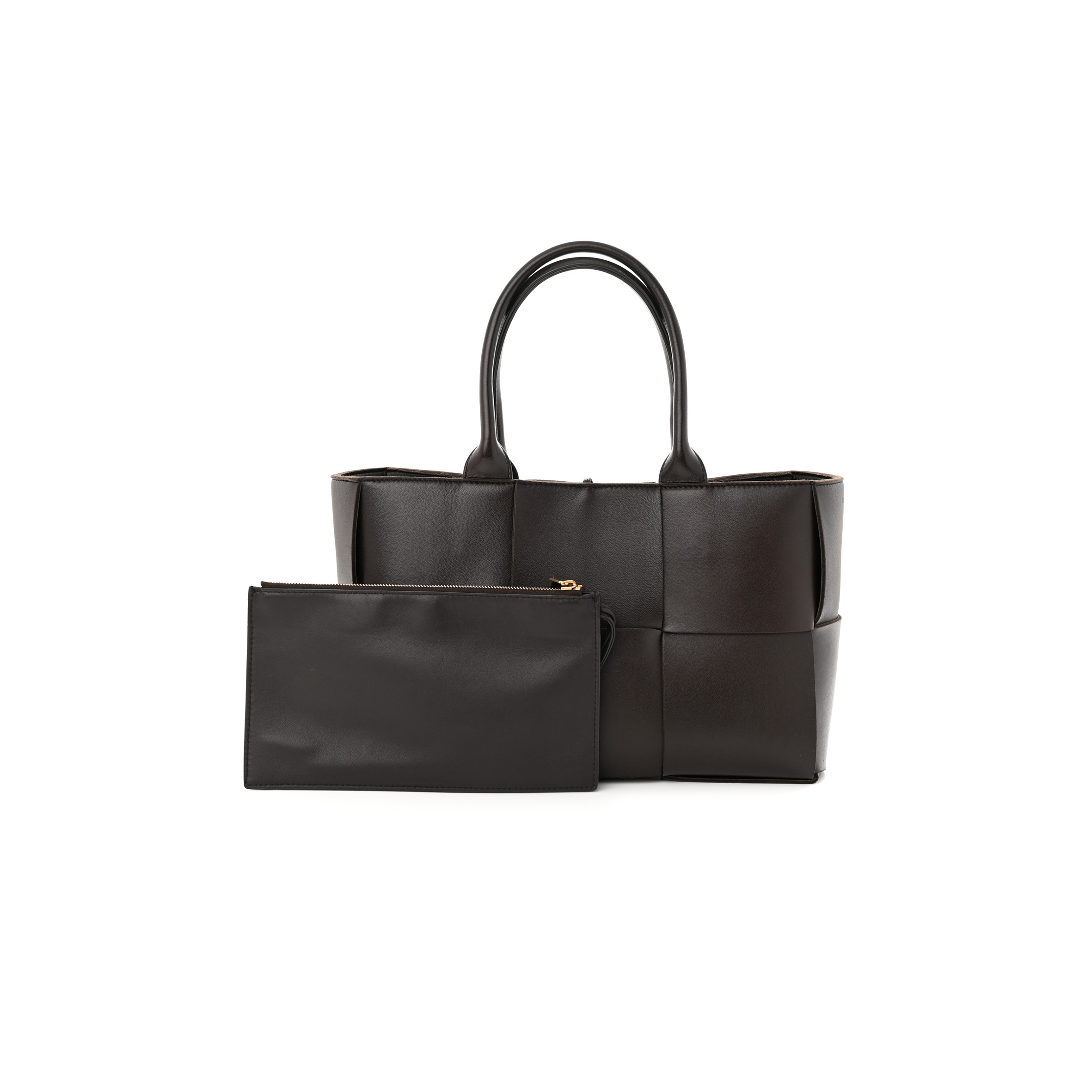 bo*te*ga Ve*ne*ta nappa maxi intrecciato medium arco tote fondant (37*20*13cm)