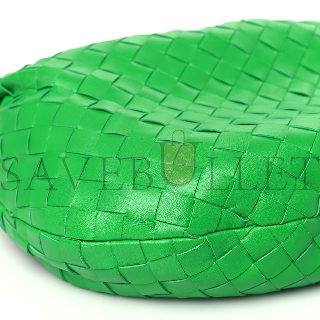 bo*te*ga Ve*ne*ta nappa intrecciato teen jodie hobo parakeet (38*27*8cm)