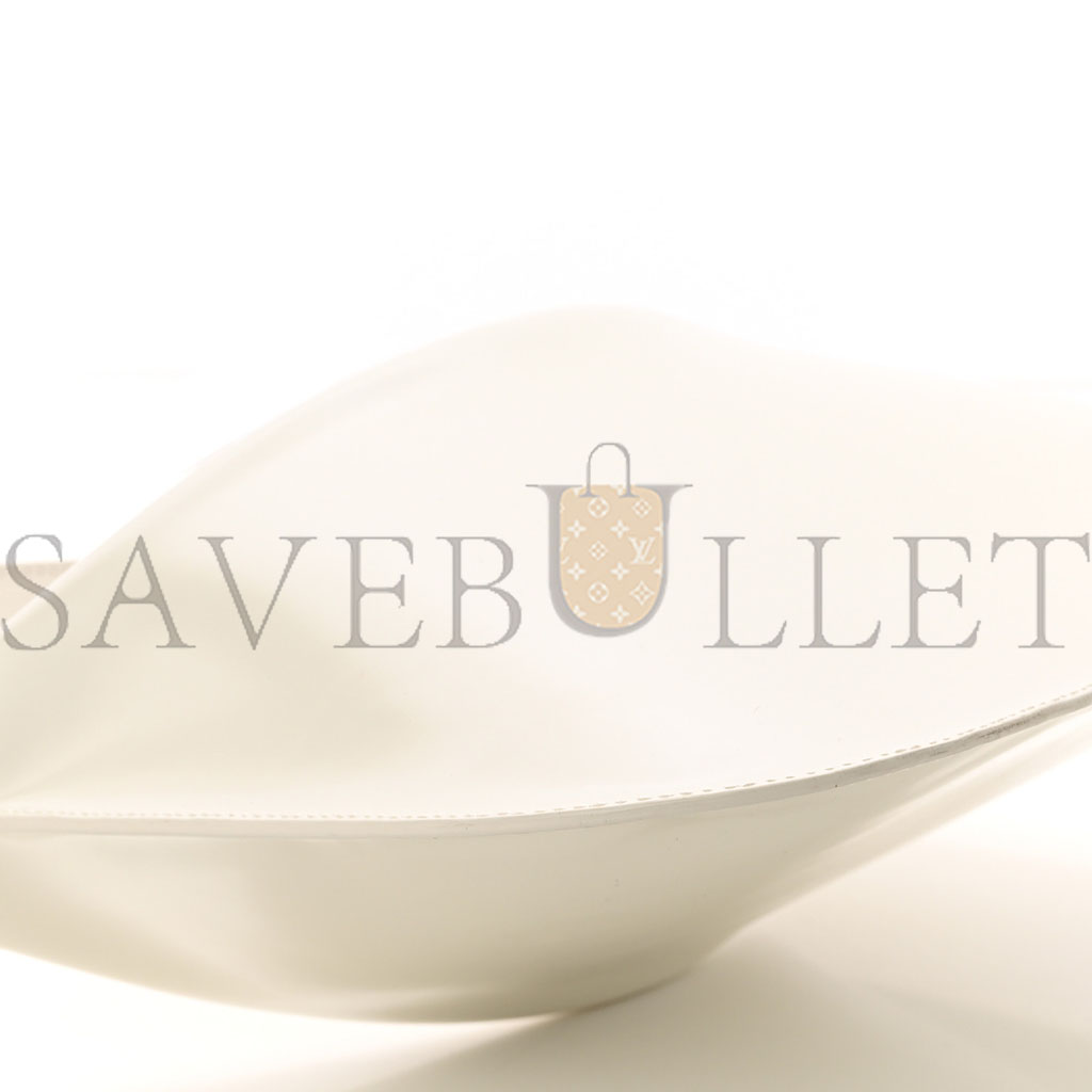 bo*te*ga Ve*ne*ta brushed calfskin cradle fold over shoulder bag white parakeet (32*22*11cm)