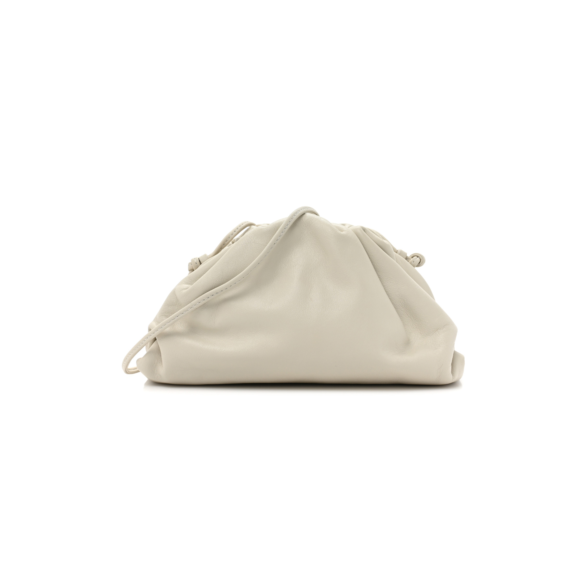 bo*te*ga Ve*ne*ta butter calfskin the mini pouch chalk (21*11*5cm)