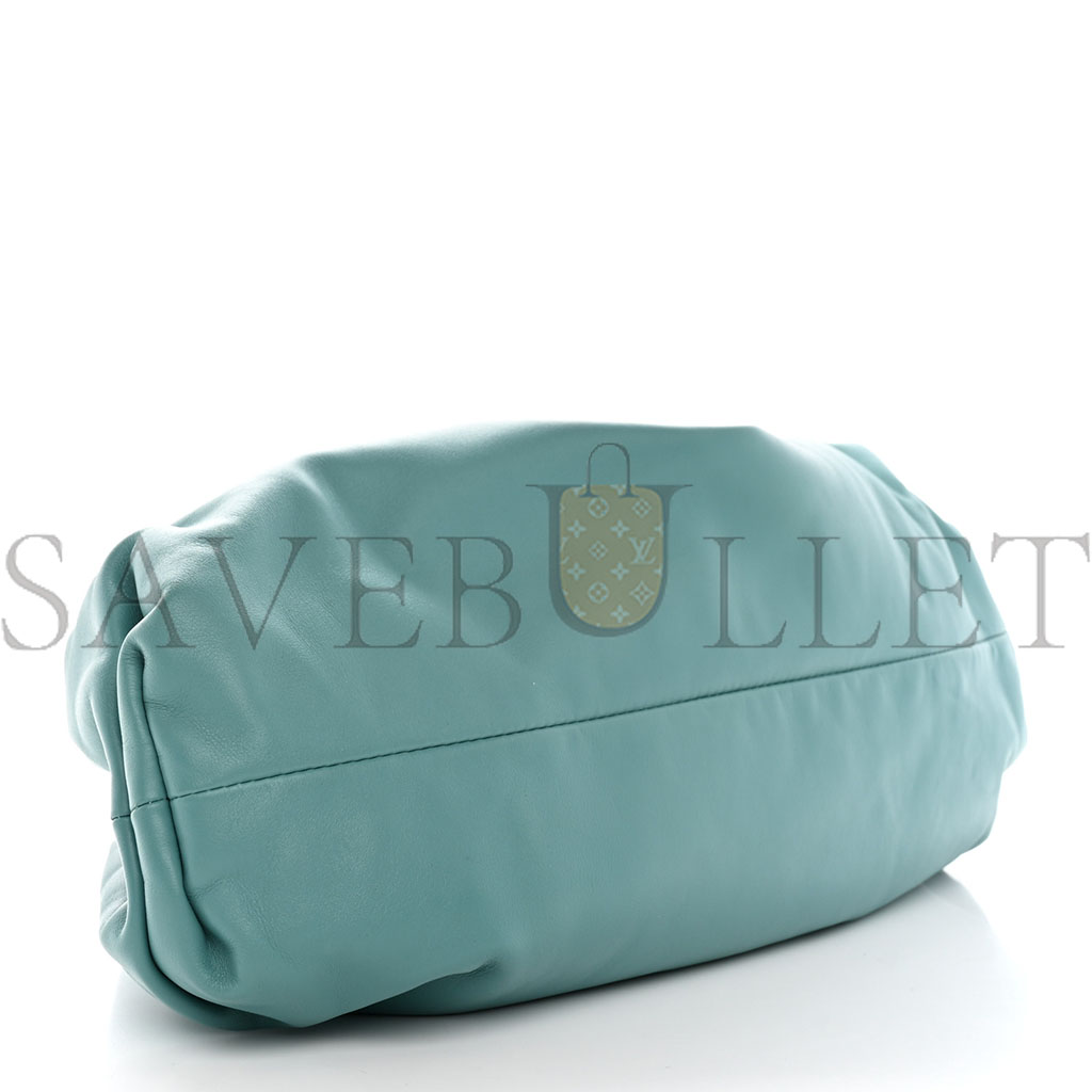 bo*te*ga Ve*ne*ta smooth butter calf the pouch oversized clutch linoleum (39*18*9cm)