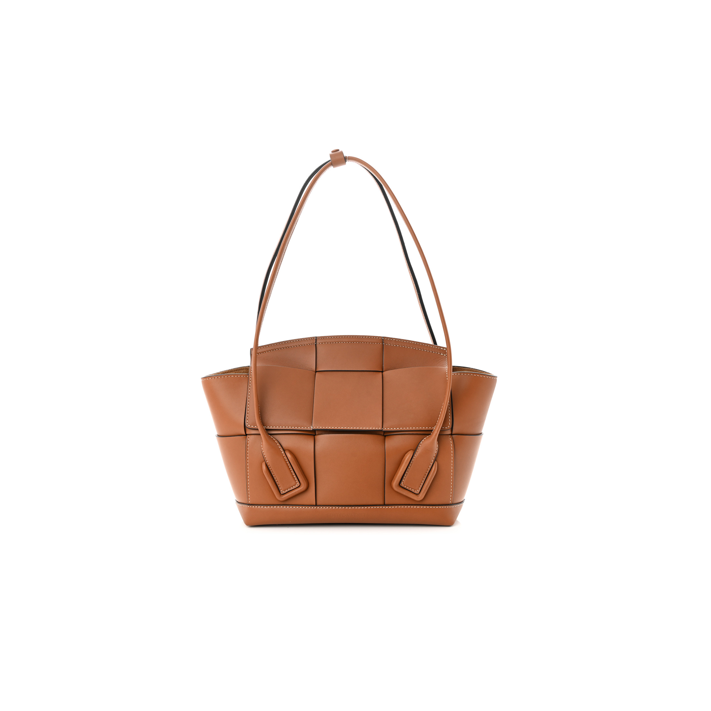 bo*te*ga Ve*ne*ta french calfskin maxi intrecciato arco 33 wood 1411686 (23*22*9cm)