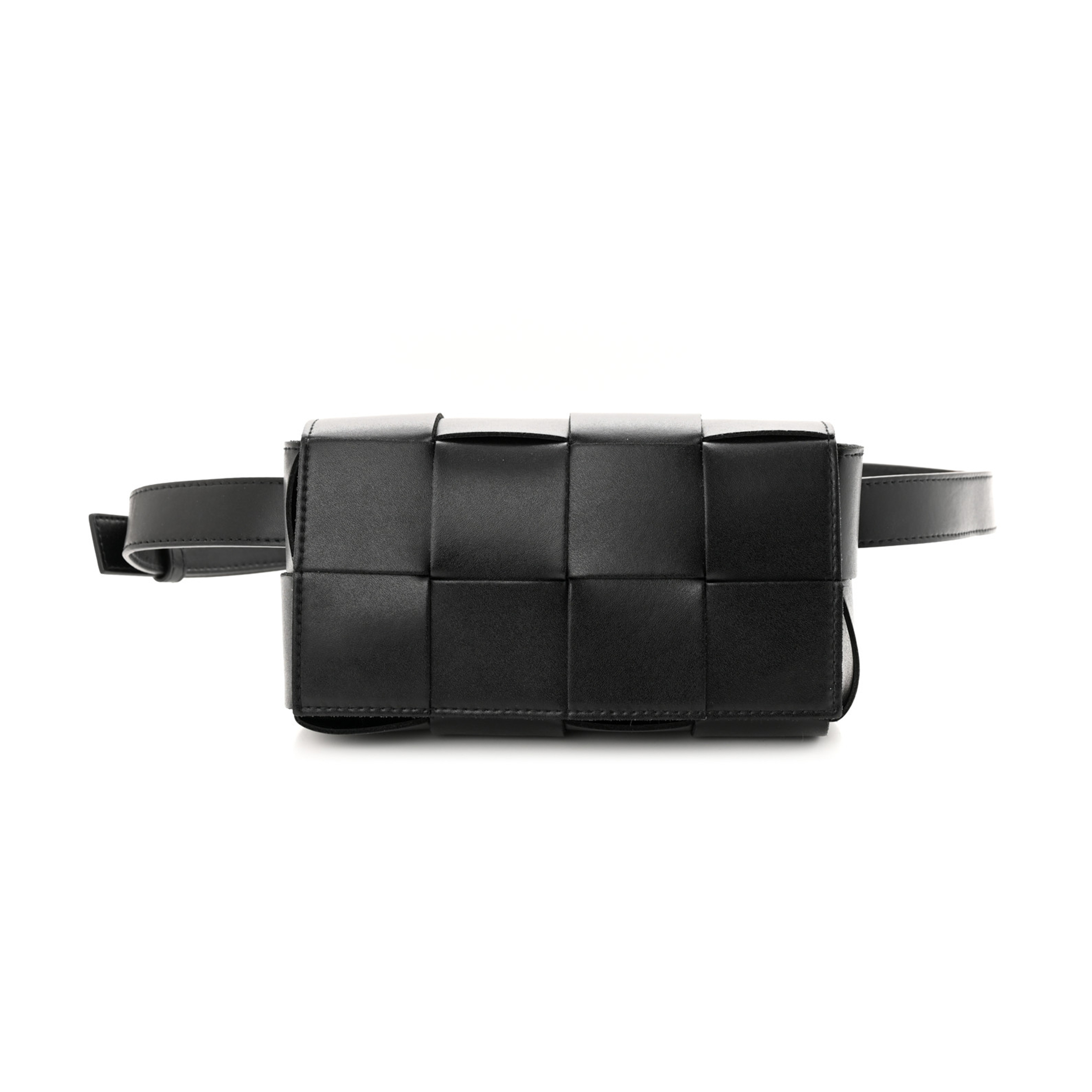 bo*te*ga Ve*ne*ta nappa maxi intreccio the belt cassette bag black (18*10*5cm)