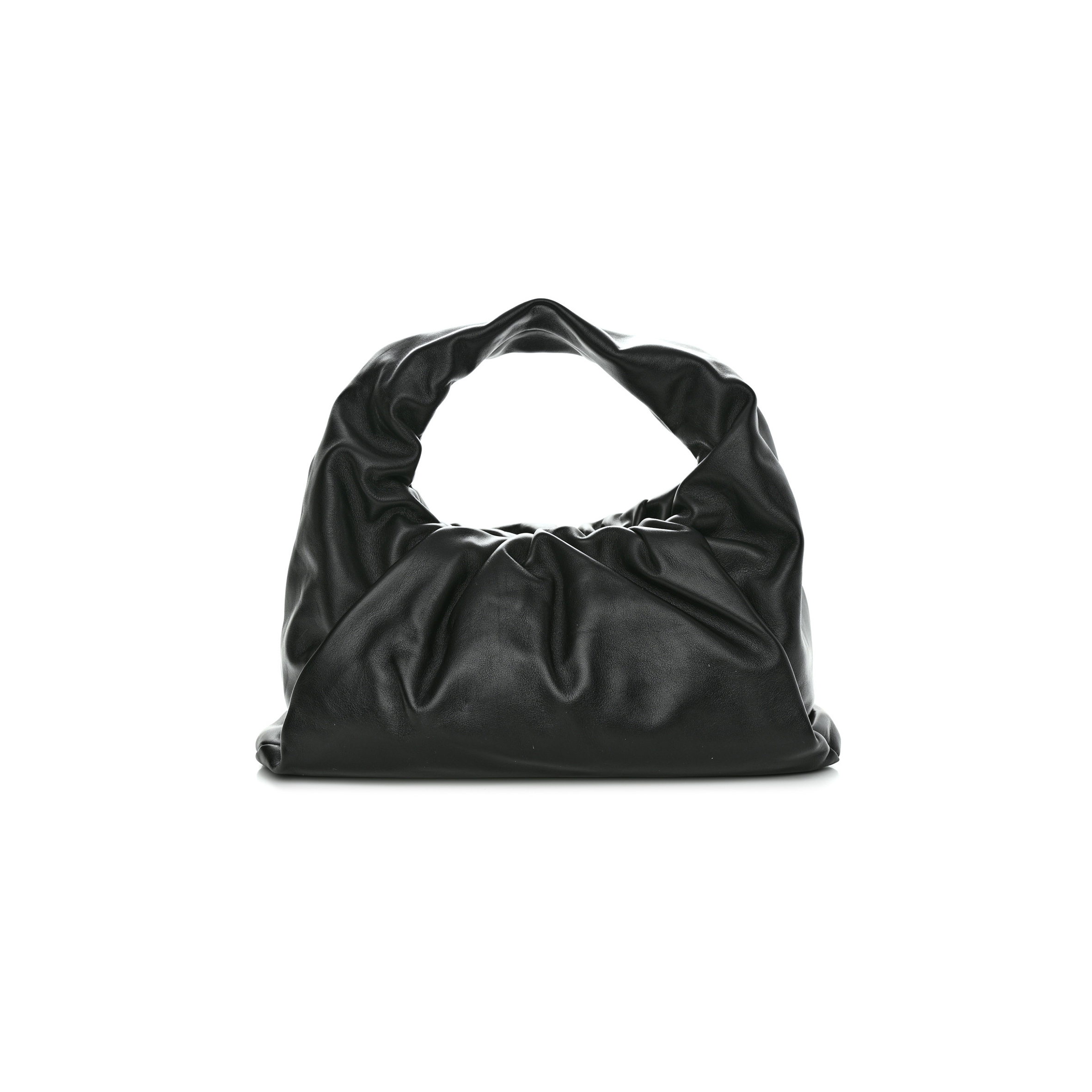 bo*te*ga Ve*ne*ta smooth butter calfskin small the shoulder pouch black (39*22*15cm)
