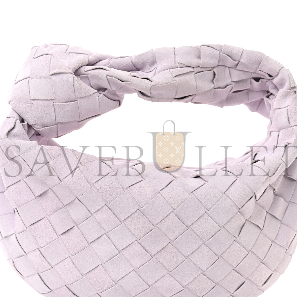 bo*te*ga Ve*ne*ta suede intrecciato mini jodie mirth washed (24*13cm)