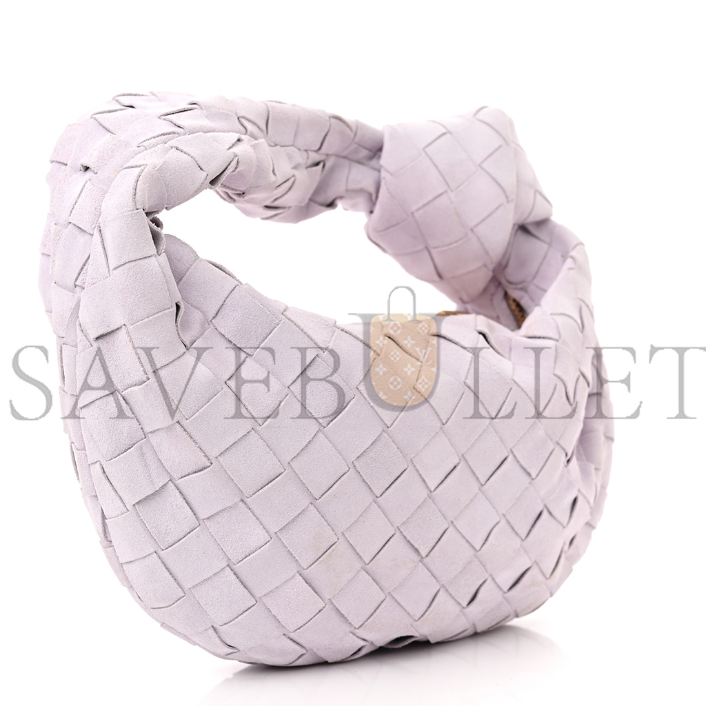 bo*te*ga Ve*ne*ta suede intrecciato mini jodie mirth washed (24*13cm)