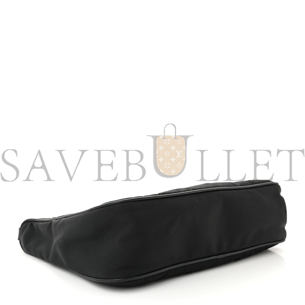 Pra*a nylon re-edition 2005 shoulder bag black (22*18*6cm)