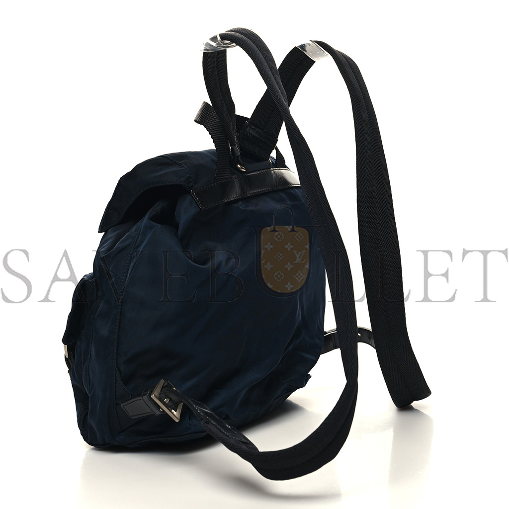 Pra*a nylon vela small backpack navy (32*29*15cm)