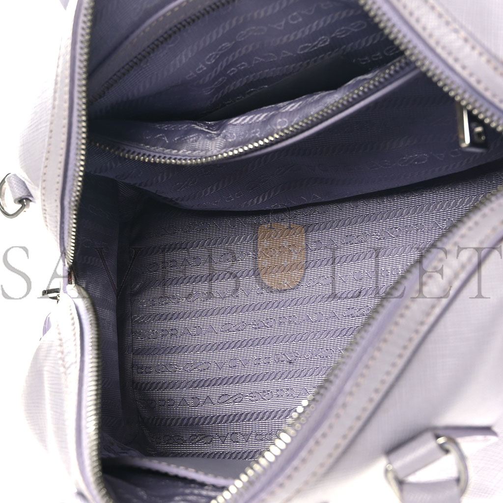 Pra*a saffiano lux convertible bowler glicine (24*15*14cm)