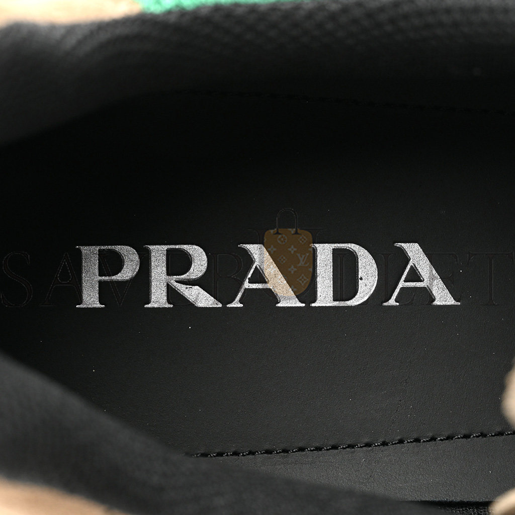 Pra*a spazzolato rois bike fabric mens sneakers 11 quarzo mango