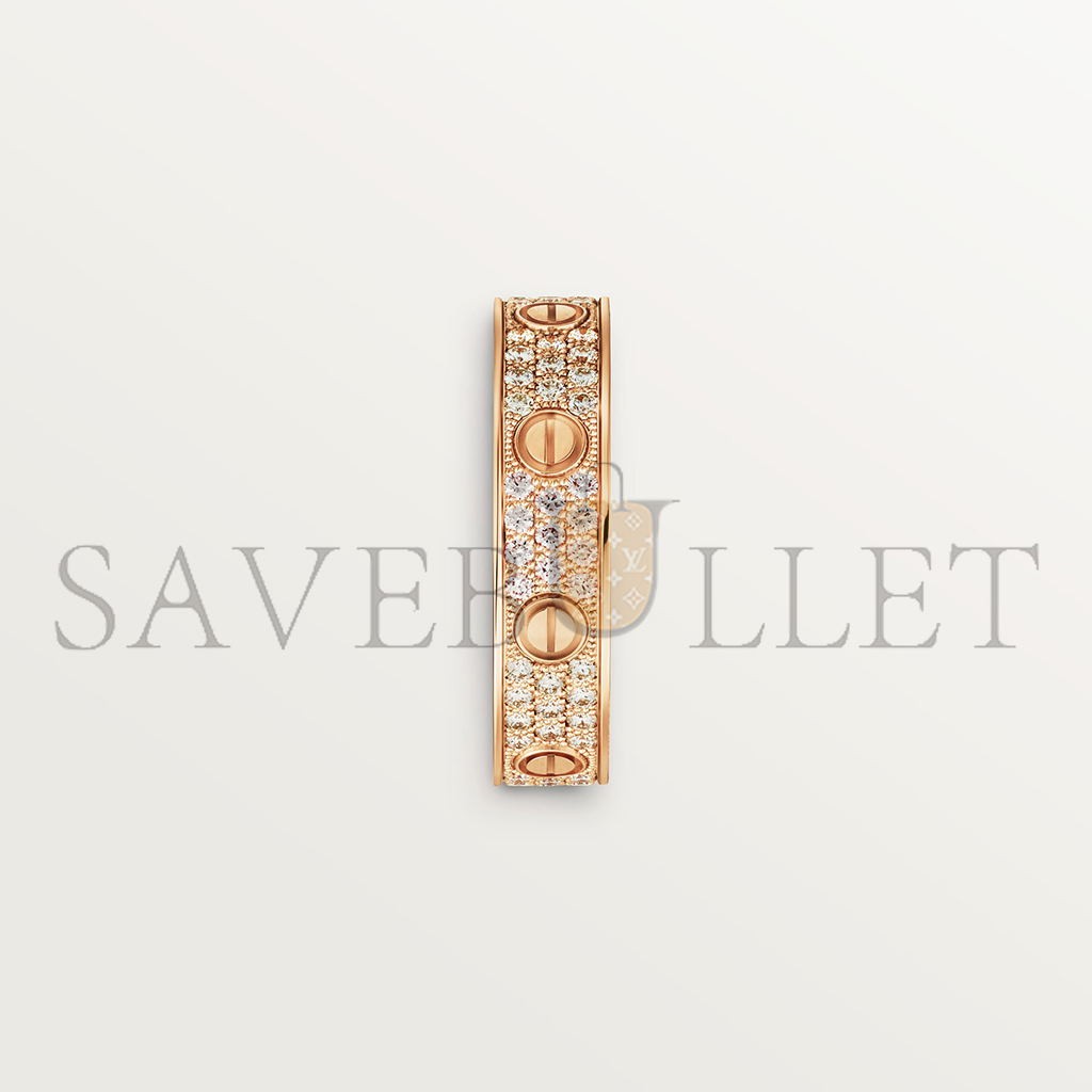 ca*t*er  love wedding band, Di*m*nd-paved b4085800