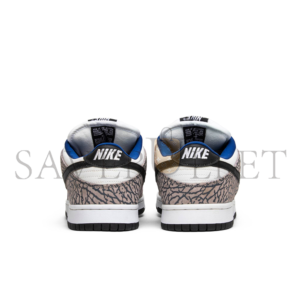 nike S*p*e × nike sb dunk low white cement 304292-001