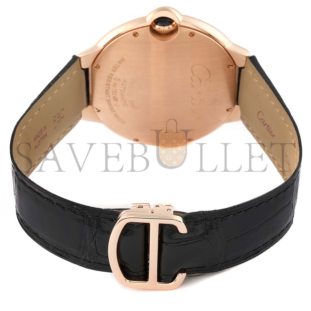ca*t*er ballon bleu 42 rose gold Di*m*nd mens watch we900851