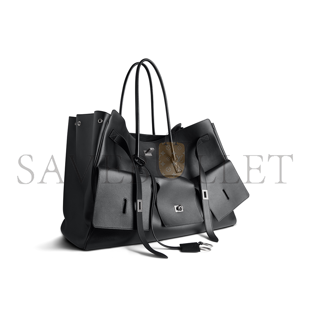 Ba*len*cia*ga bel air xl carry all bag in black 8054802abaw1000 (61.9*51.8*23.8cm)