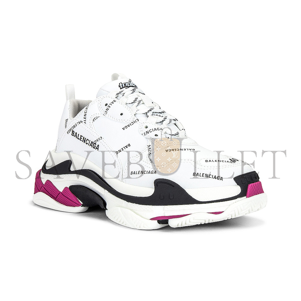 Ba*len*cia*ga triple s faux leather sneakers 524039w2fa49155