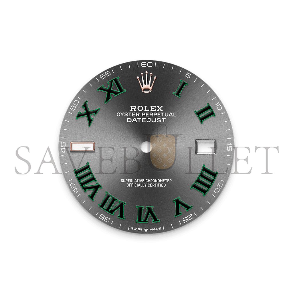 R*l*x datejust 41 oyster, 41 mm, oystersteel and everose gold watch 126331