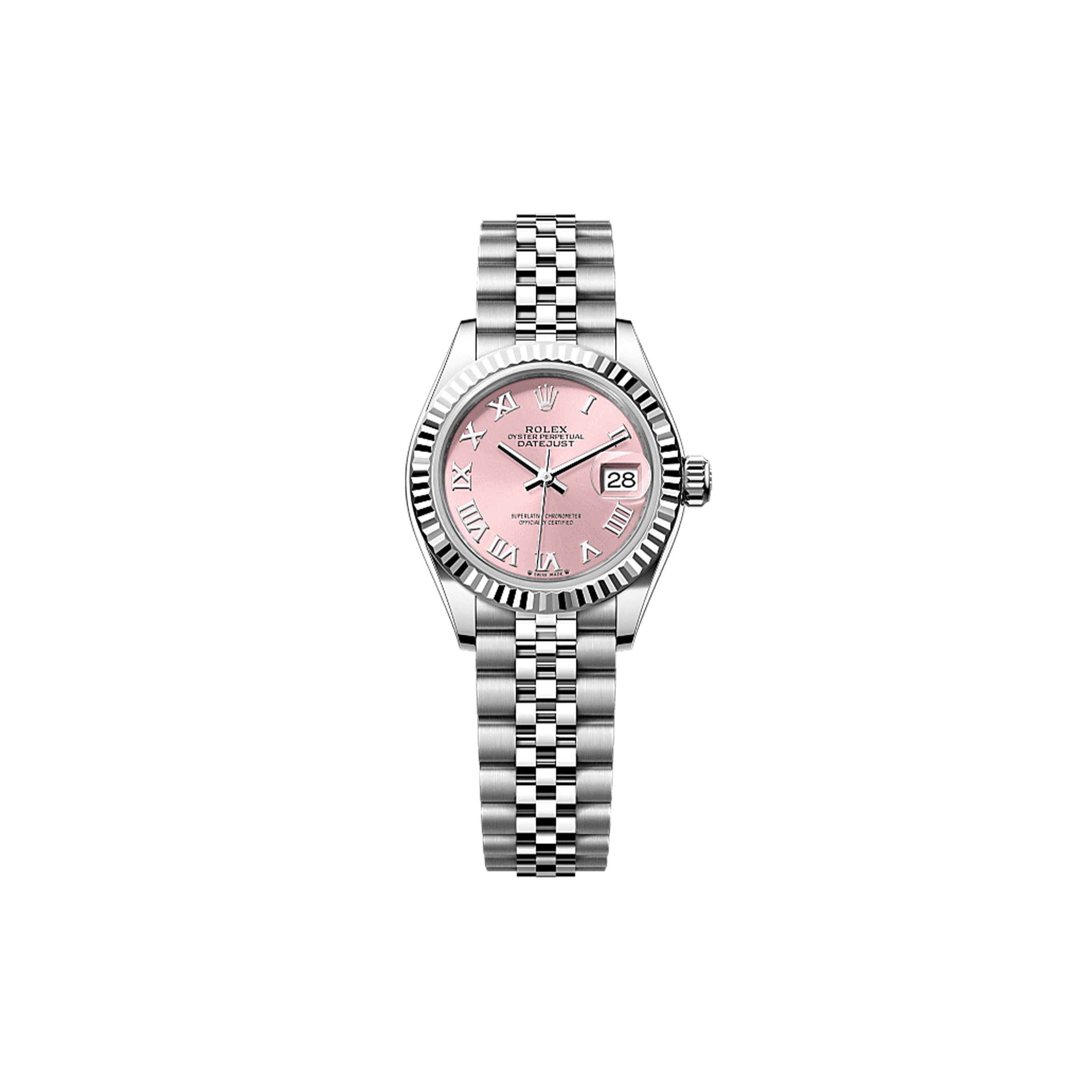 R*l*x lady-datejust 28 mm, oystersteel and white gold watch 279174