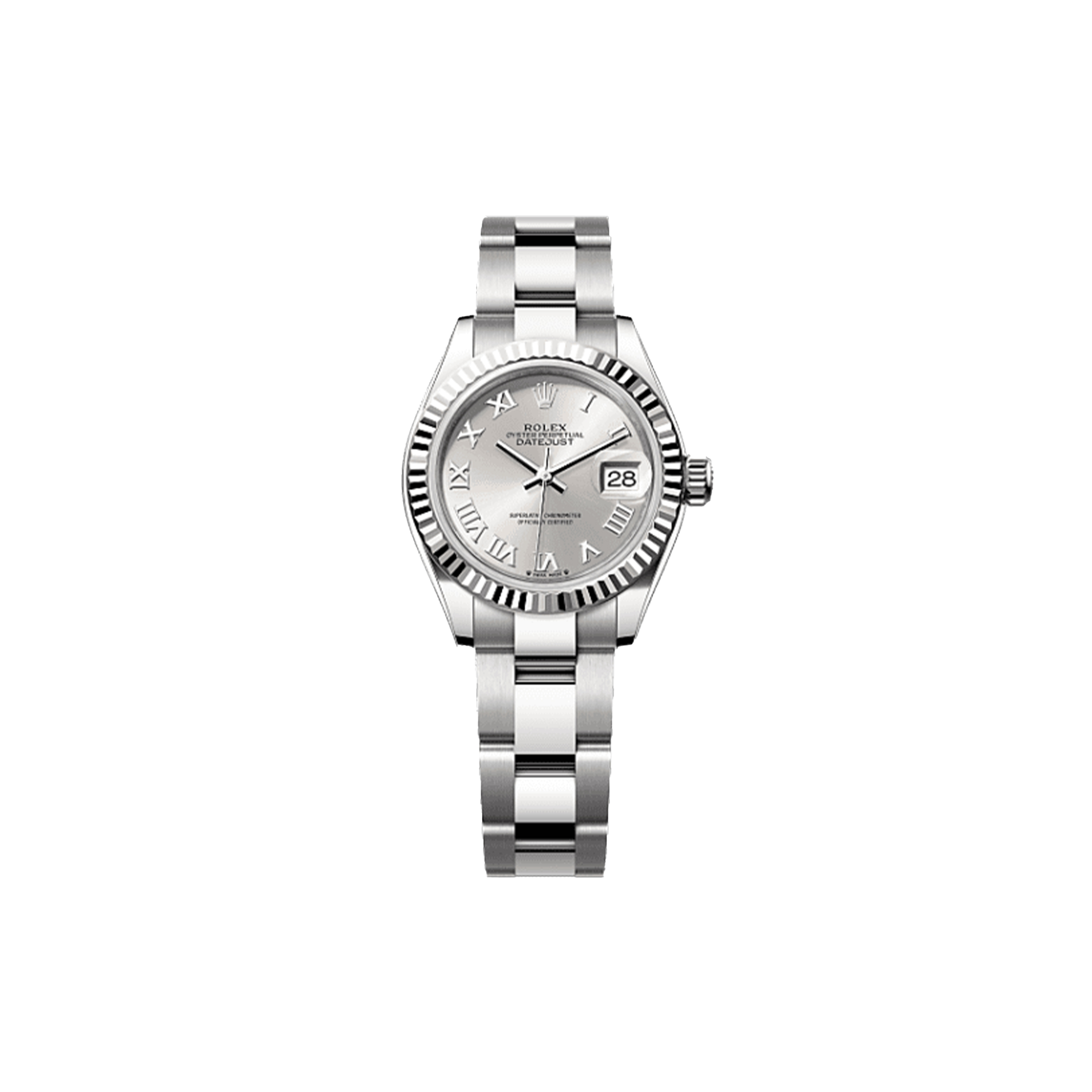 R*l*x lady-datejust 28 mm, oystersteel and white gold watch 279174