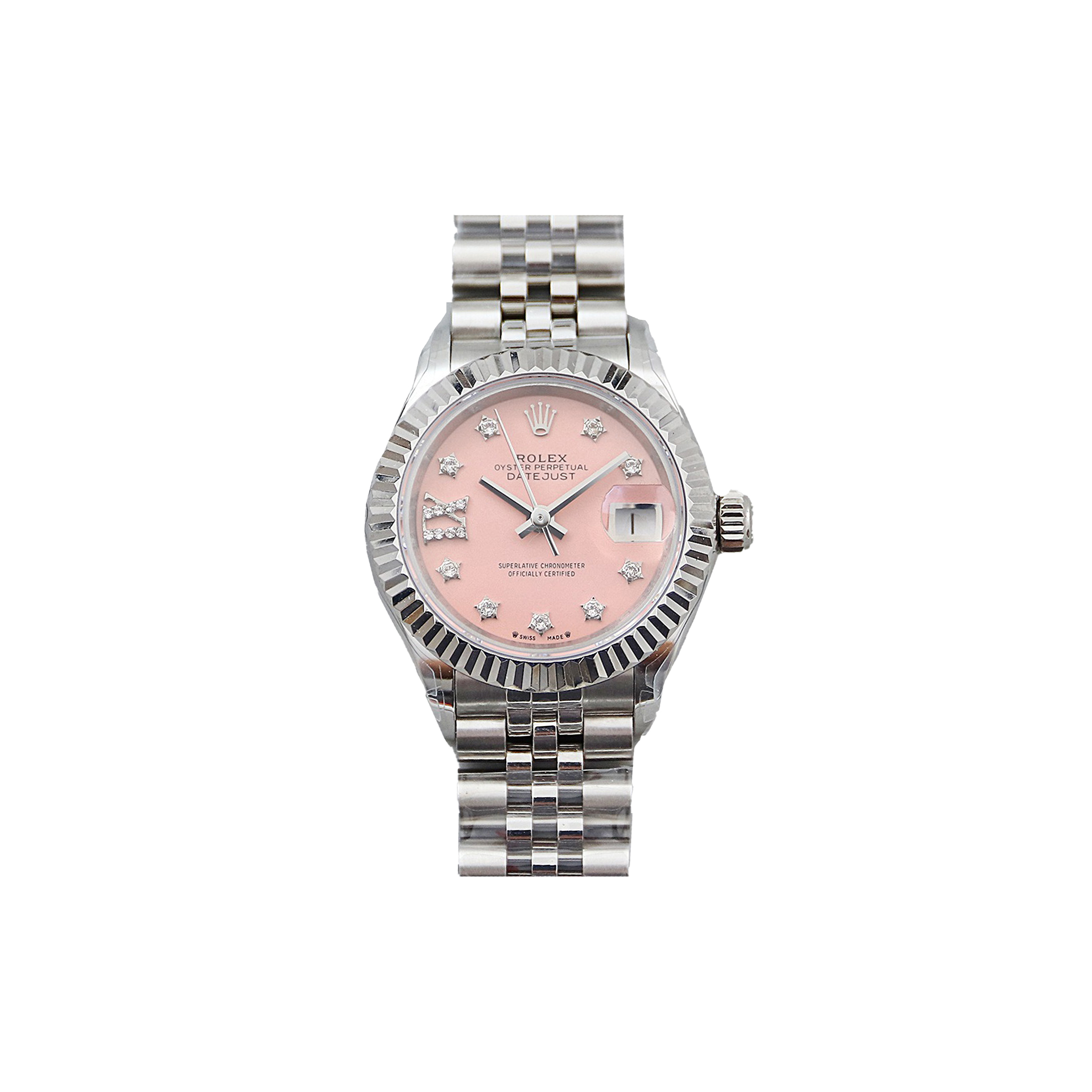 R*l*x lady-datejust 28 mm, oystersteel and white gold watch 279174
