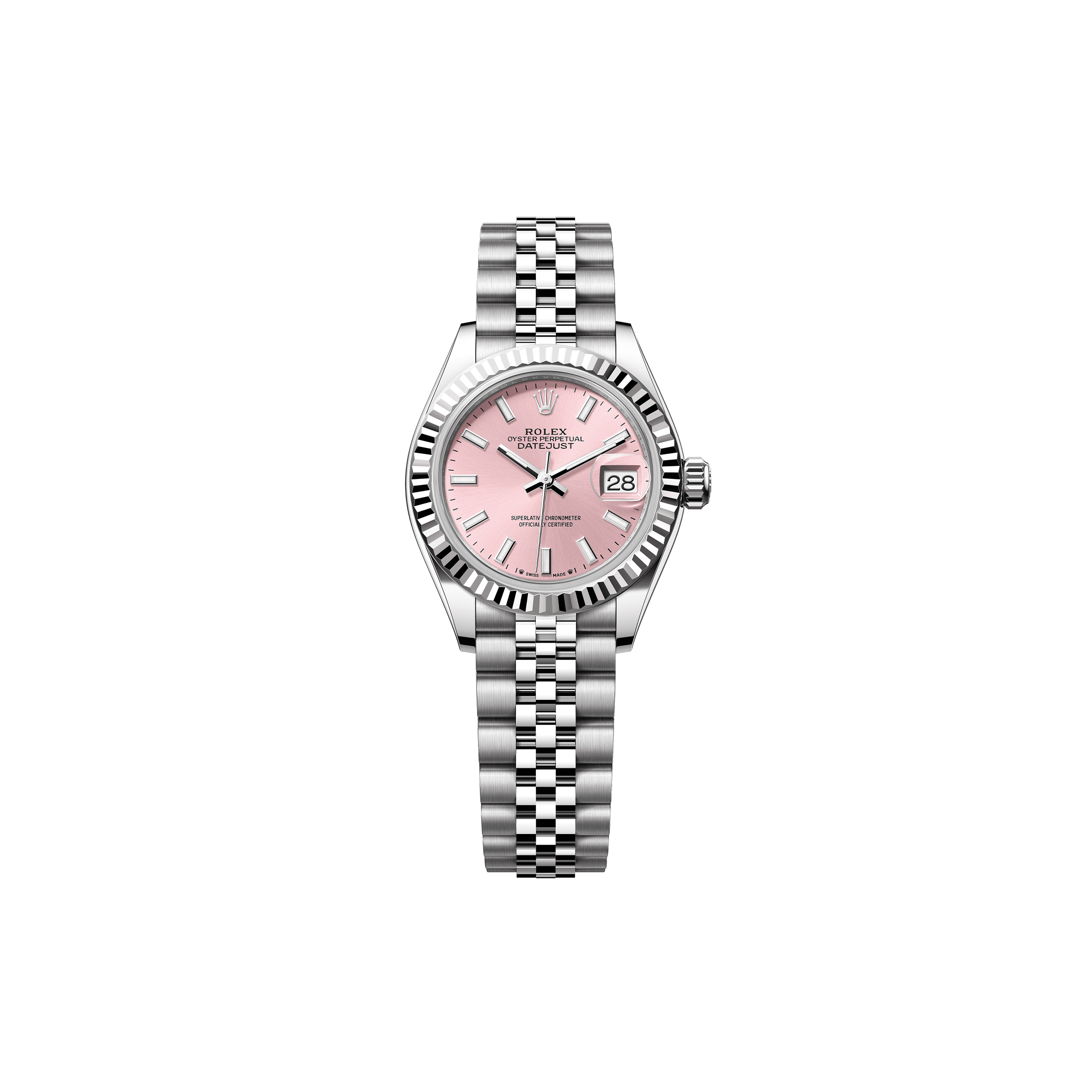 R*l*x lady-datejust 28 mm, oystersteel and white gold watch 279174