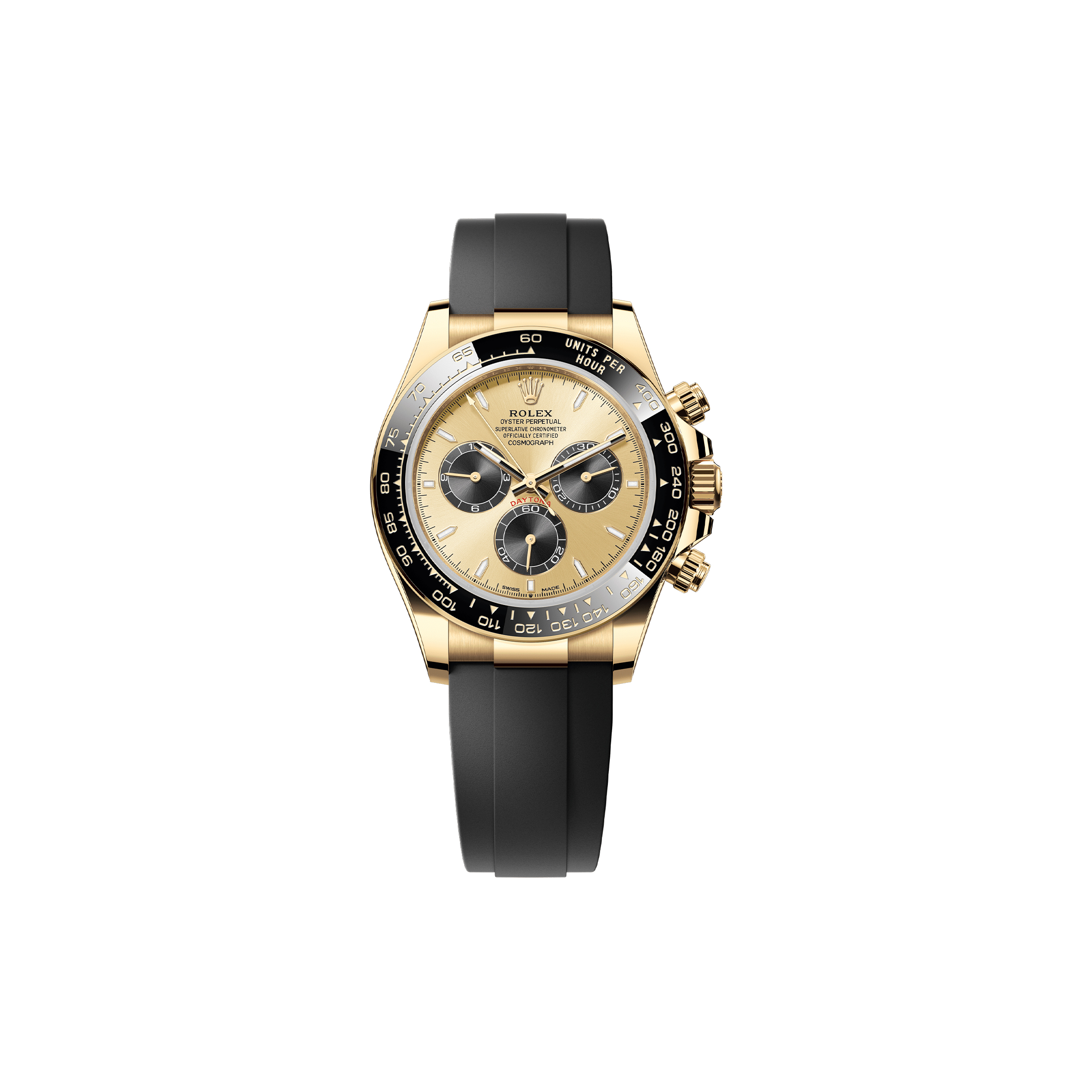 R*l*x cosmograph daytona oyster, 40 mm, yellow gold watch 126518ln