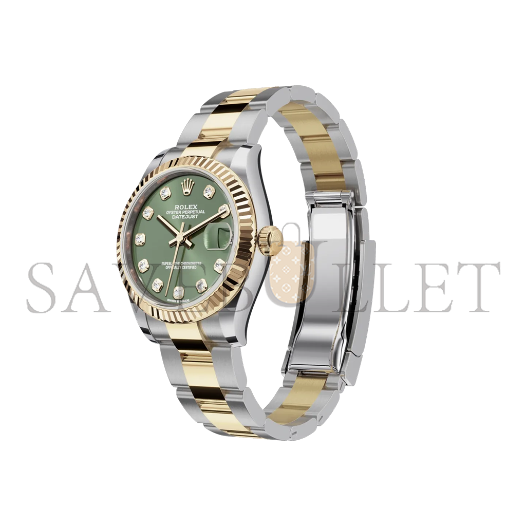 R*l*x datejust 31 oyster, 31 mm, oystersteel and yellow gold watch 278273