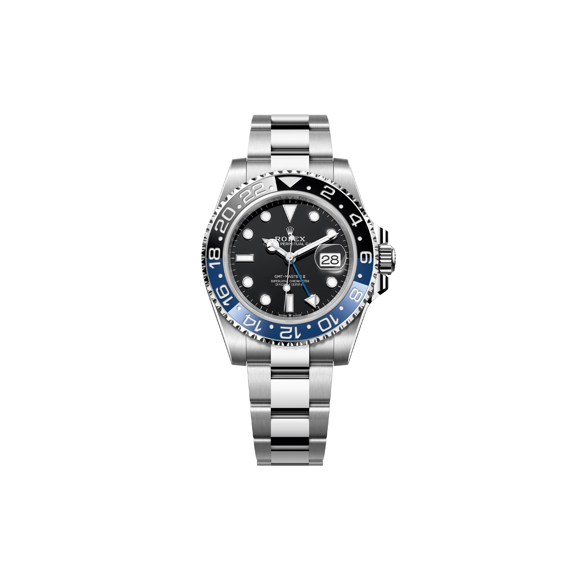 R*l*x gmt-master ii oyster, 40 mm, oystersteel watch 126710blnr