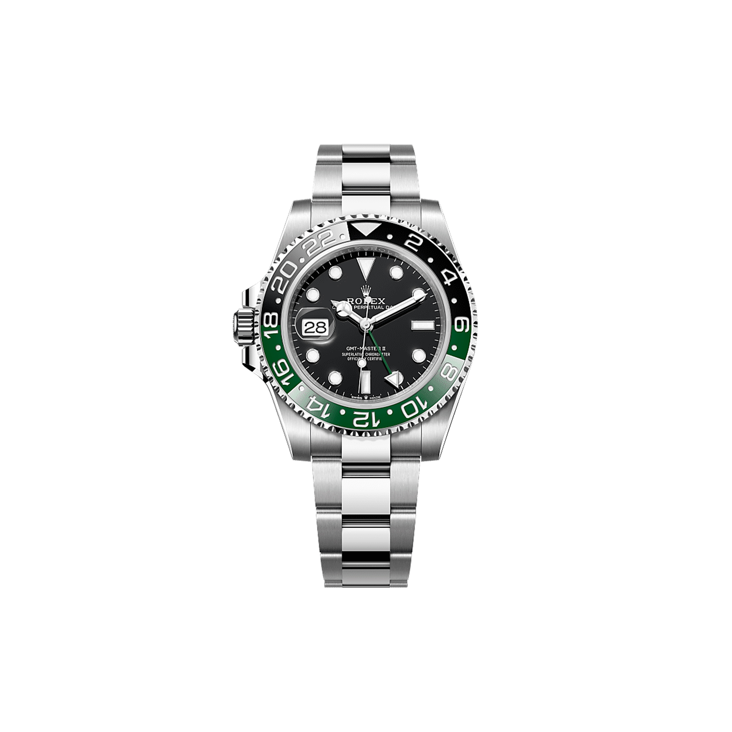 R*l*x gmt-master ii oyster, 40 mm, oystersteel watch 126720vtnr
