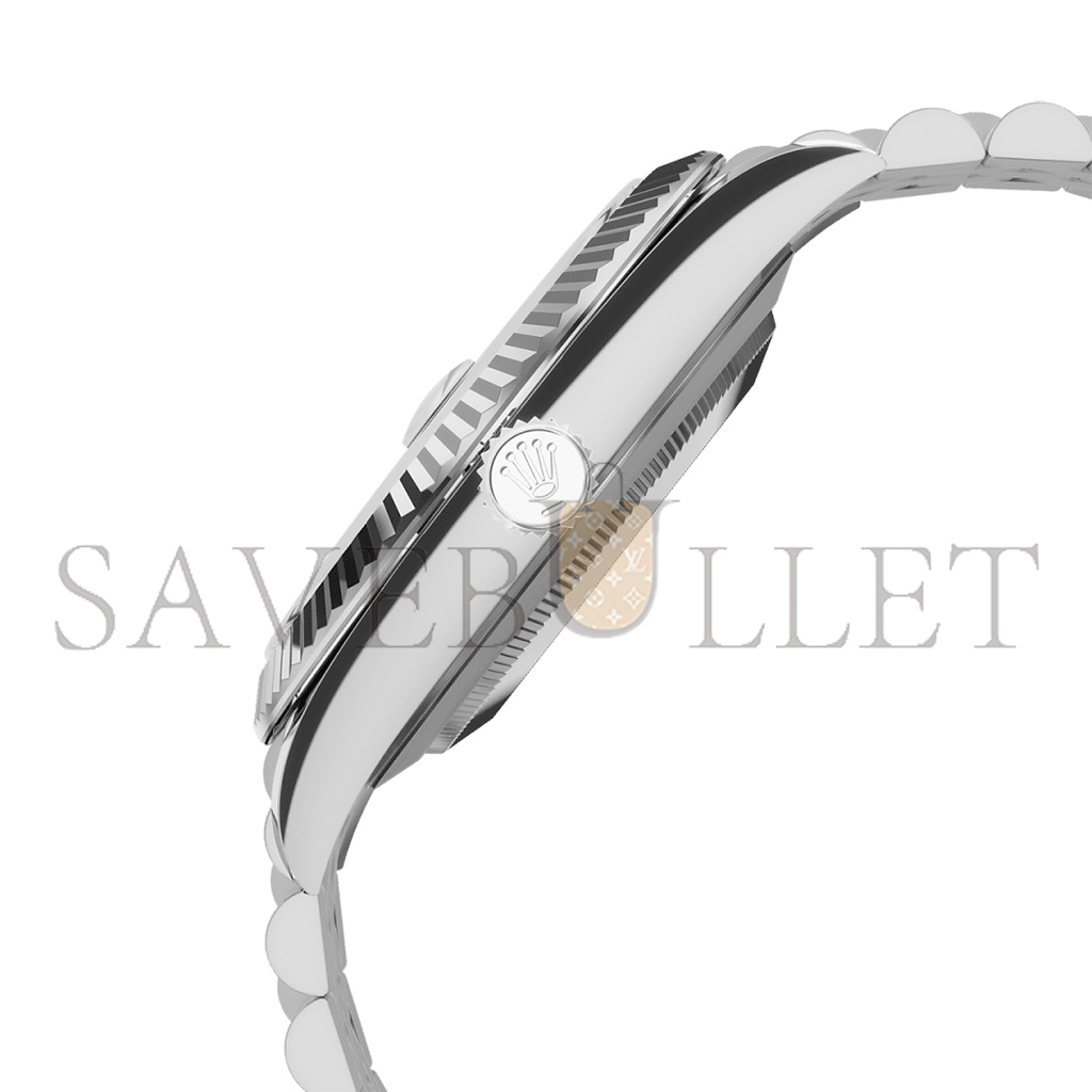 R*l*x datejust 41 oyster, 41 mm, oystersteel and white gold watch 126334-0026