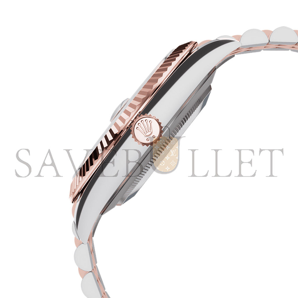 R*l*x datejust 41 oyster, 41 mm, oystersteel and everose gold watch 126331-0008