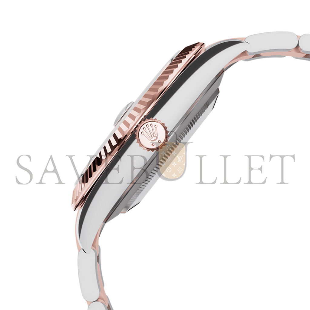 R*l*x datejust 41 oyster, 41 mm, oystersteel and everose gold watch 126331-0007