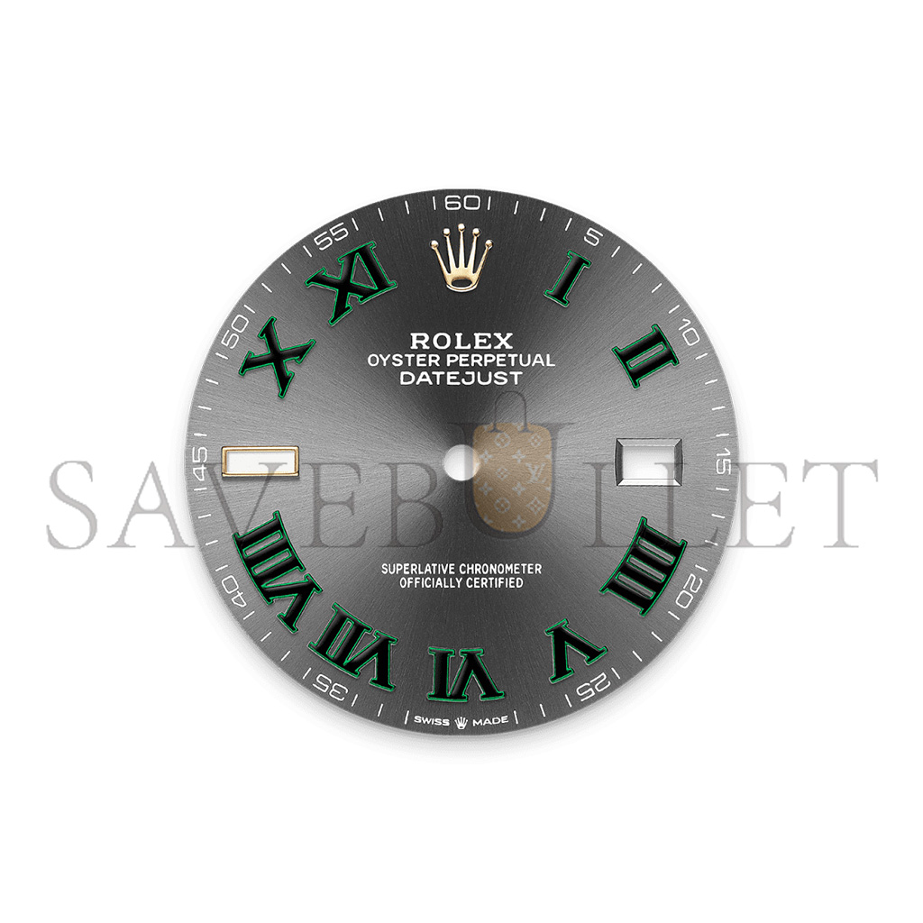 R*l*x datejust 41 oyster, 41 mm, oystersteel and yellow gold watch 126333-0019