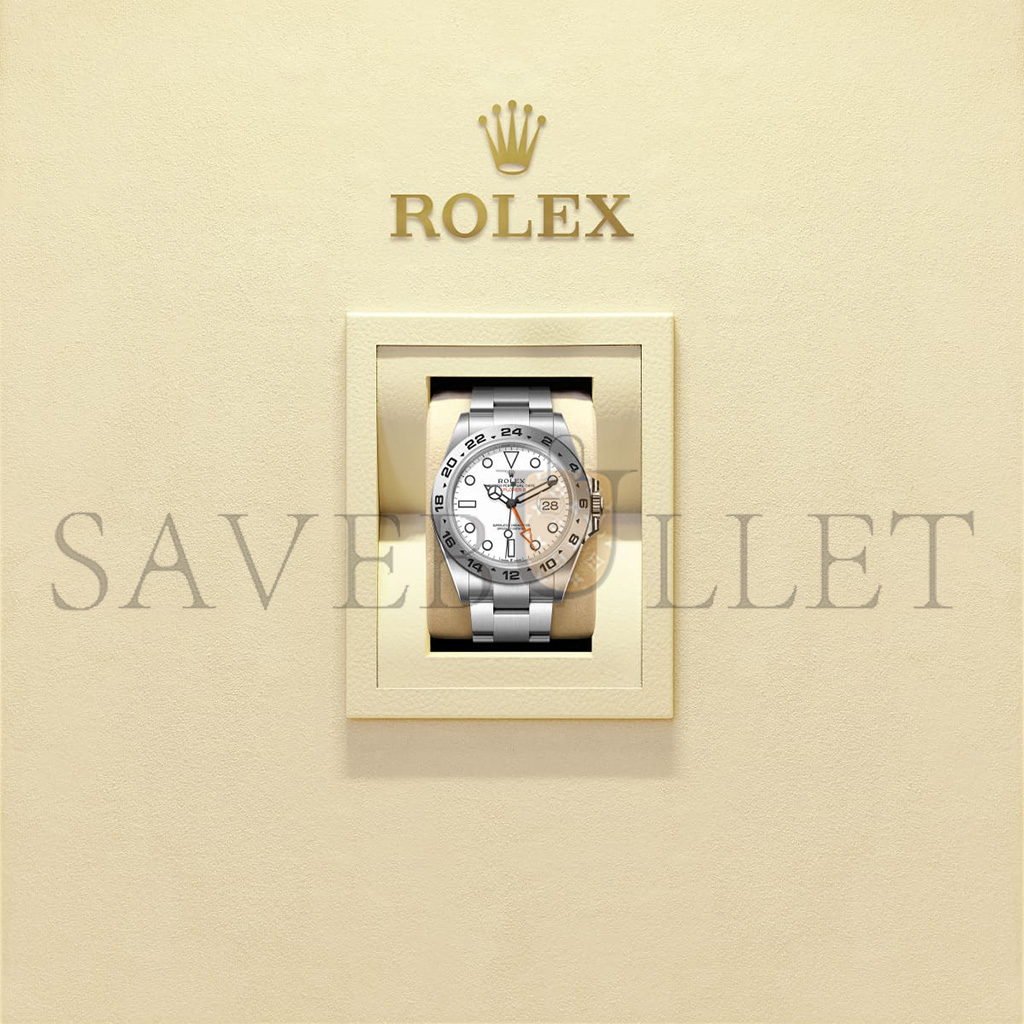 R*l*x explorer ii oyster, 42 mm, oystersteel watch 226570-0001