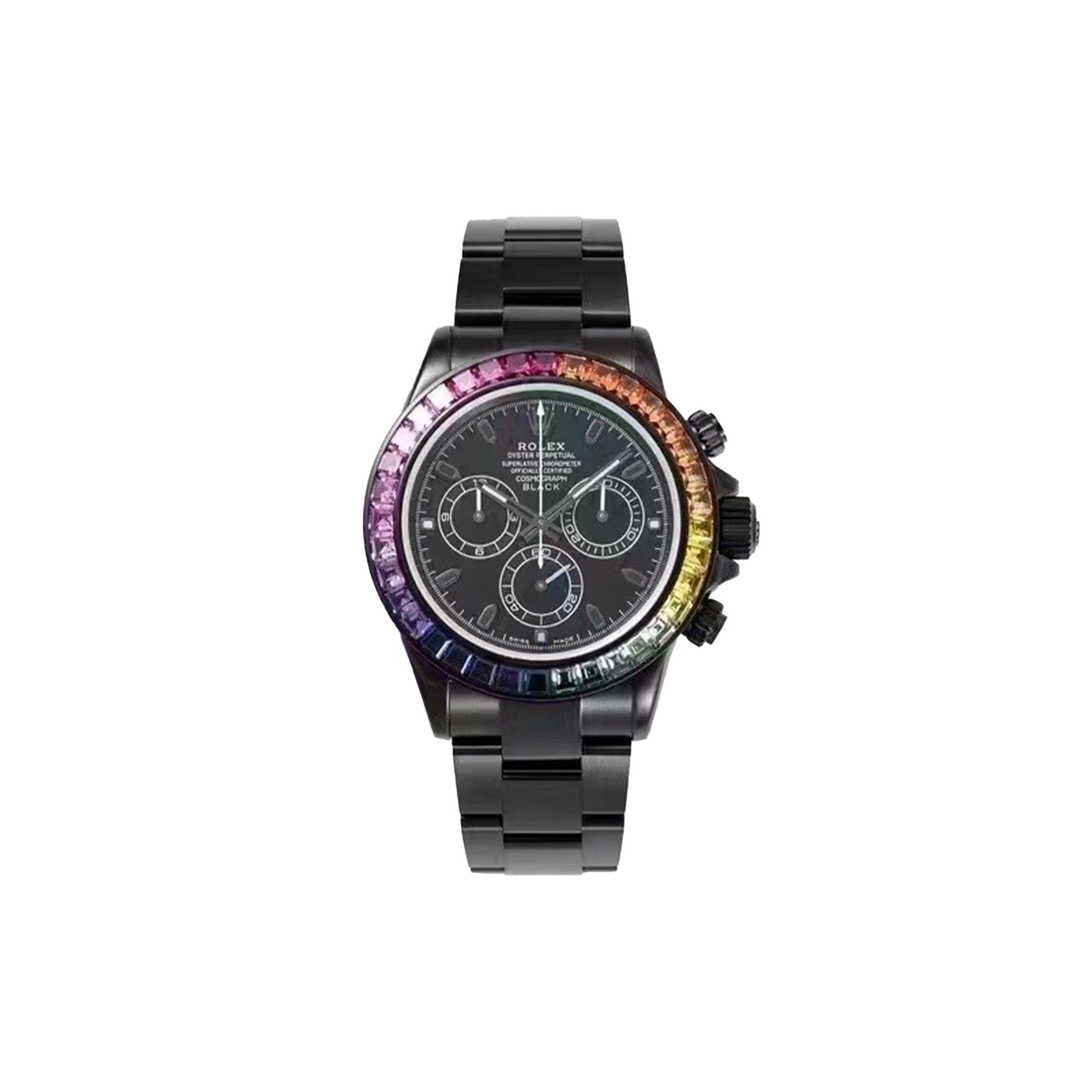 R*l*x daytona black dial watch n4130