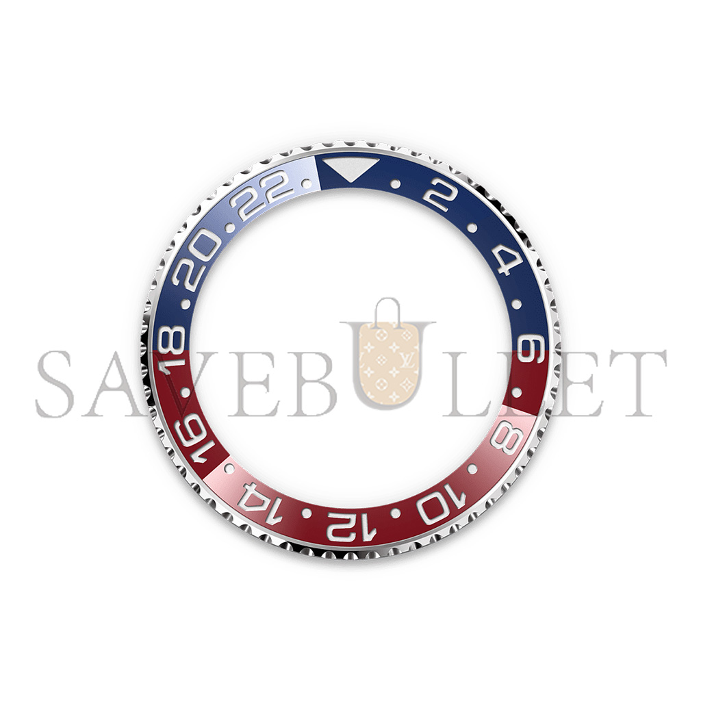 R*l*x gmt-master ii oyster, 40 mm, white gold watch 126719blro-0003