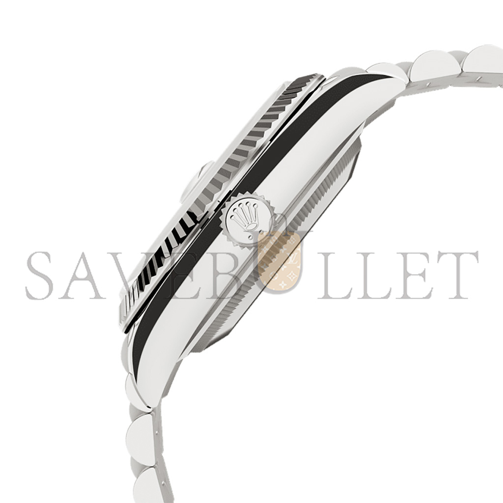 r*l*x day-date 36 oyster, 36 mm, white gold and Di*m*nds watch 128349rbr-0043