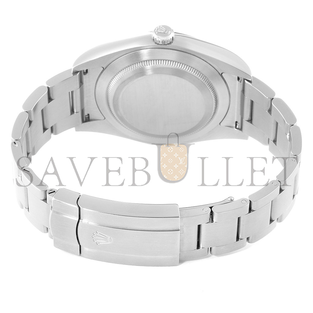 R*l*x oyster perpetual silver dial steel 39mm watch 114300