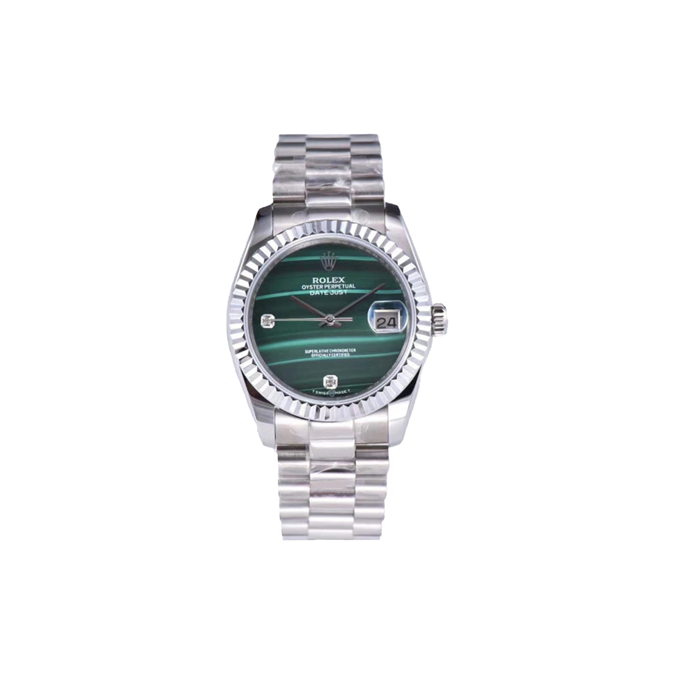 R*l*x datejust malachite dial 18238