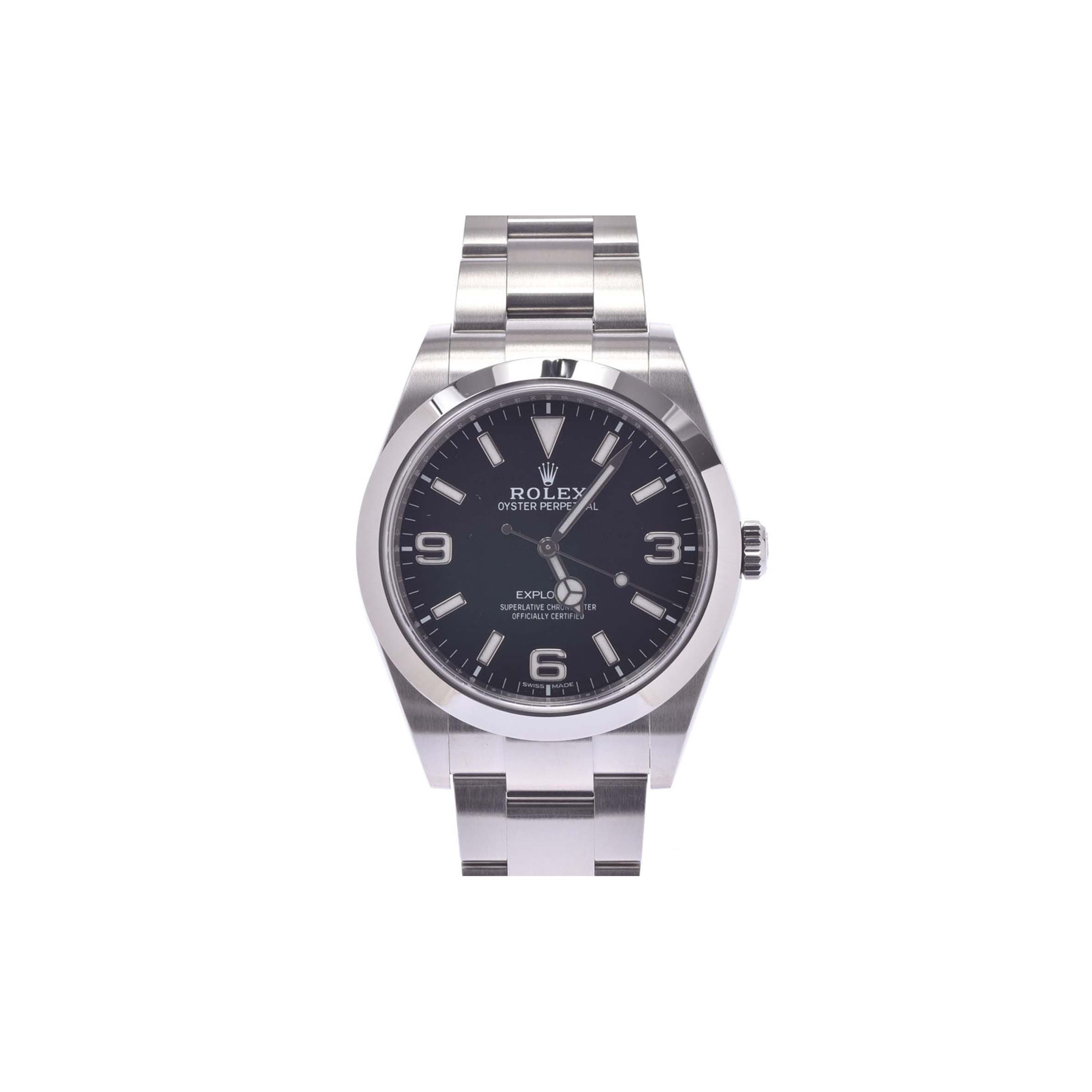 R*l*x explorer stainless steel watch 214270
