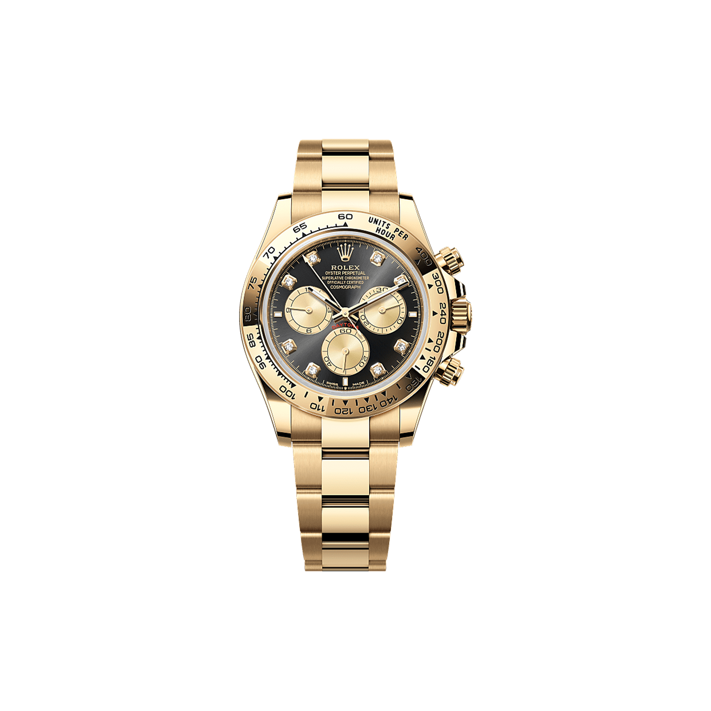 R*l*x cosmograph daytona oyster, 40 mm, yellow gold watch 126508-0003