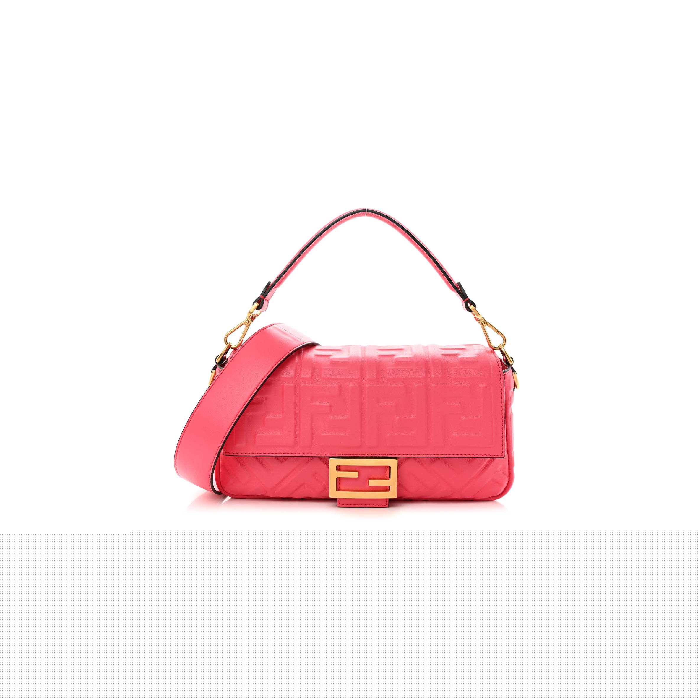 F**di suede velvet karligraphy medium F**di first tulipano (30*24*10cm)