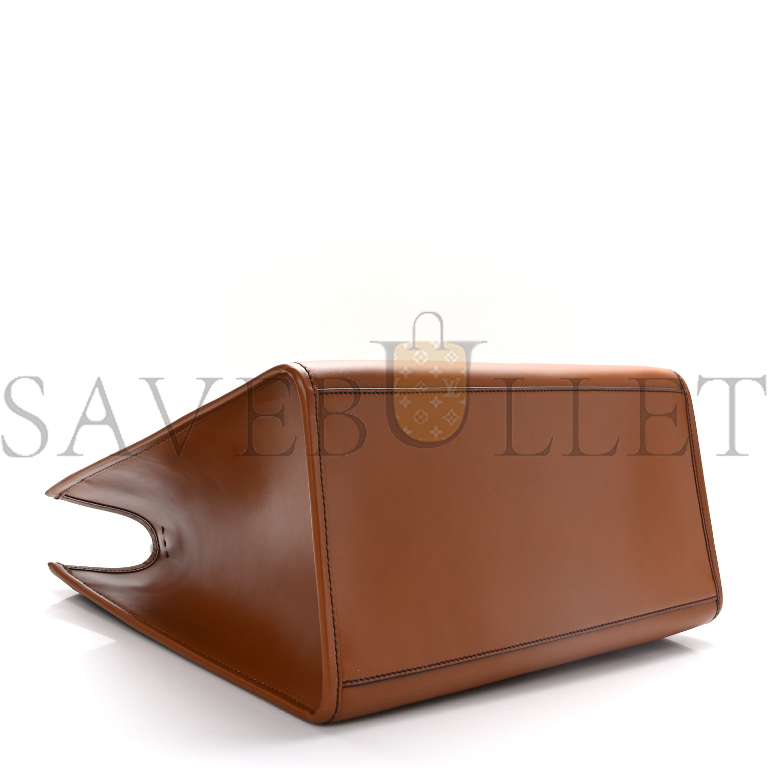 F**di vitello king plexiglass medium F**di sunshine shopper tote cuoio (40*34*15cm)