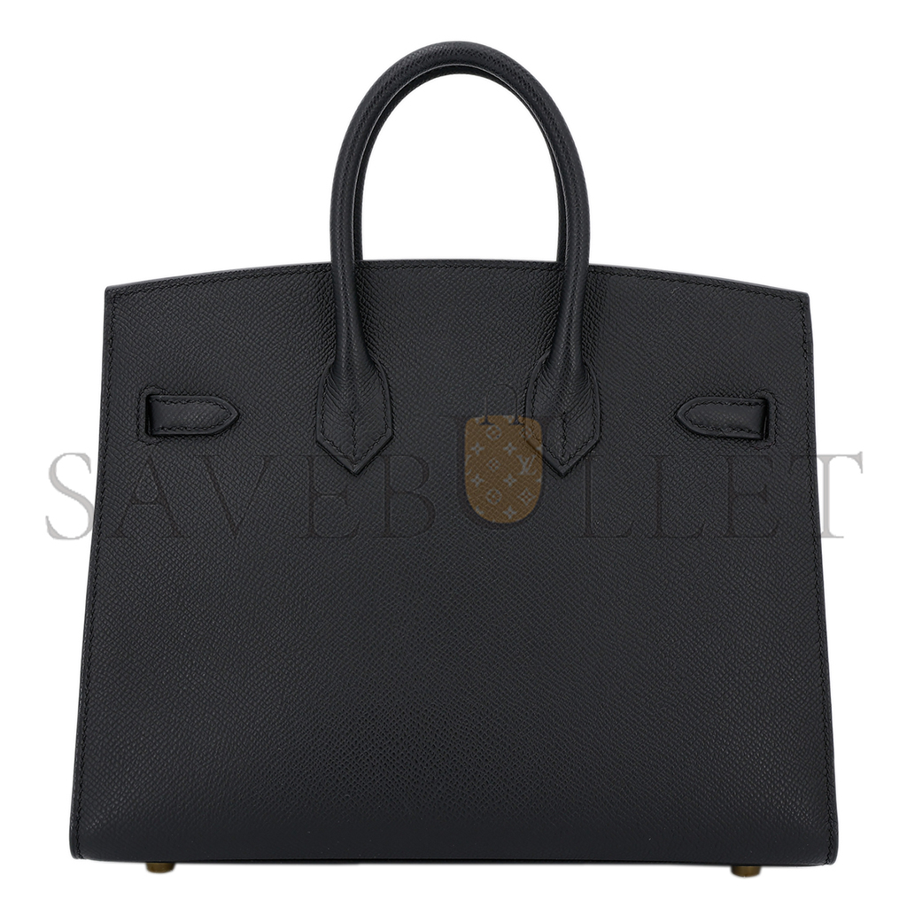 H**mes master birkin 40 noir black epsom leather gold buckle bag 454077 (40*30*21cm)