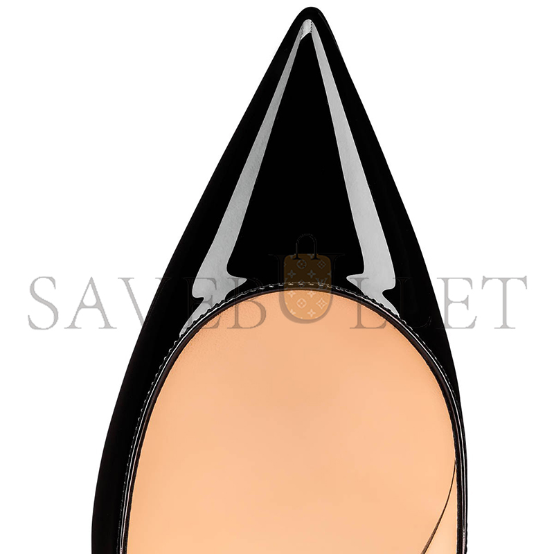 Ch**an louboutin kate 100 mm pumps-patent calf leather-black-women 3191411bk01