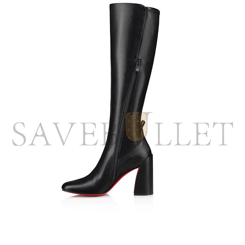 Ch**an louboutin jane botta 85 mm boots-calf leather and nappa leather-black-women 3240786bk01